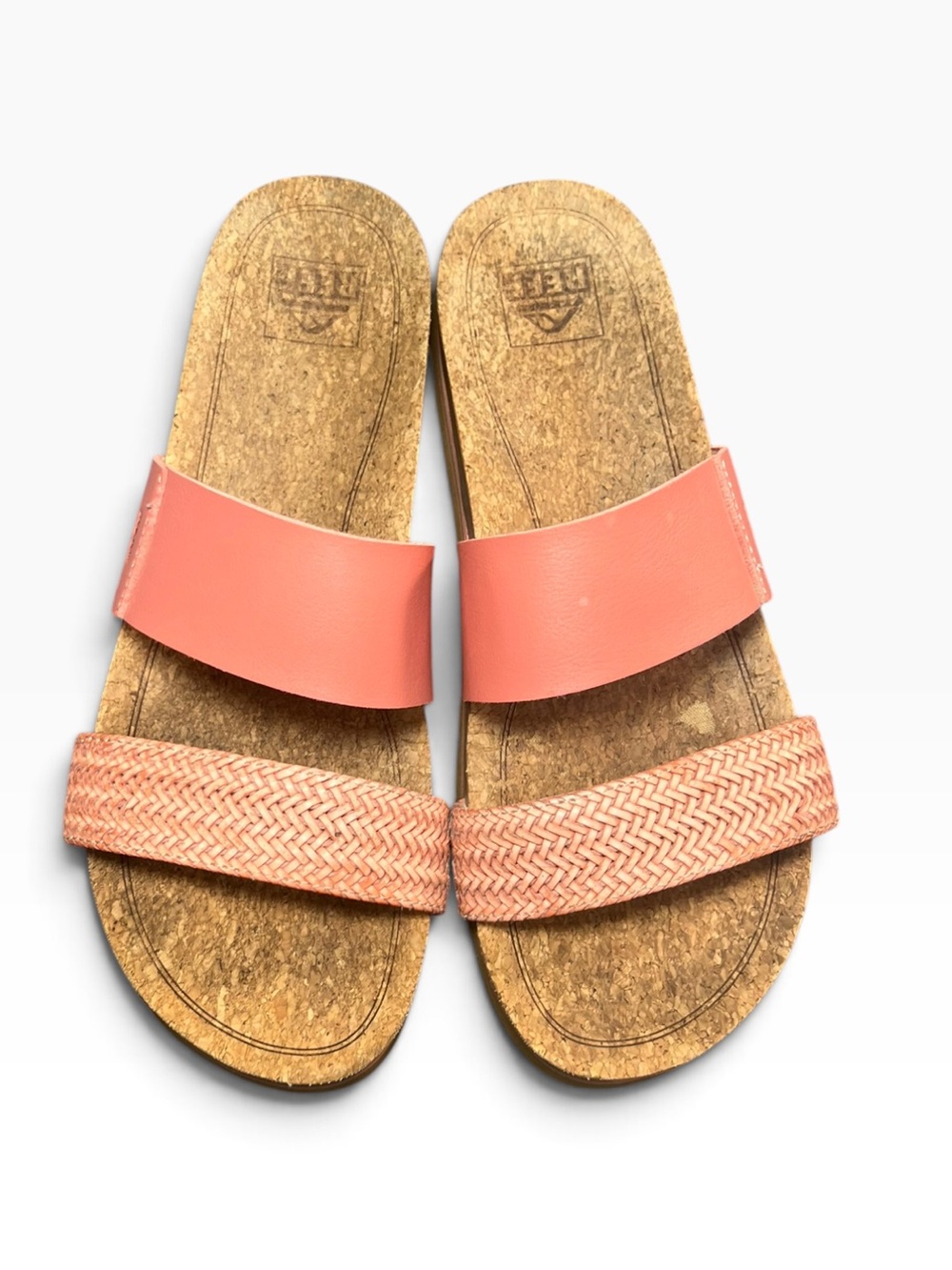 Reef Cushion Vista Hi Reef Rose Sandals Size 9